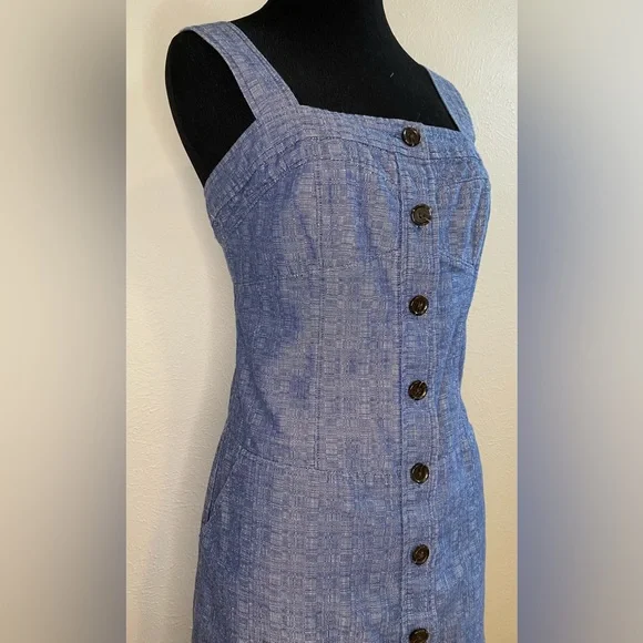 Derek Lam for Design Nation Denim Button Up Dress Size 4 - Picture 5 of 11